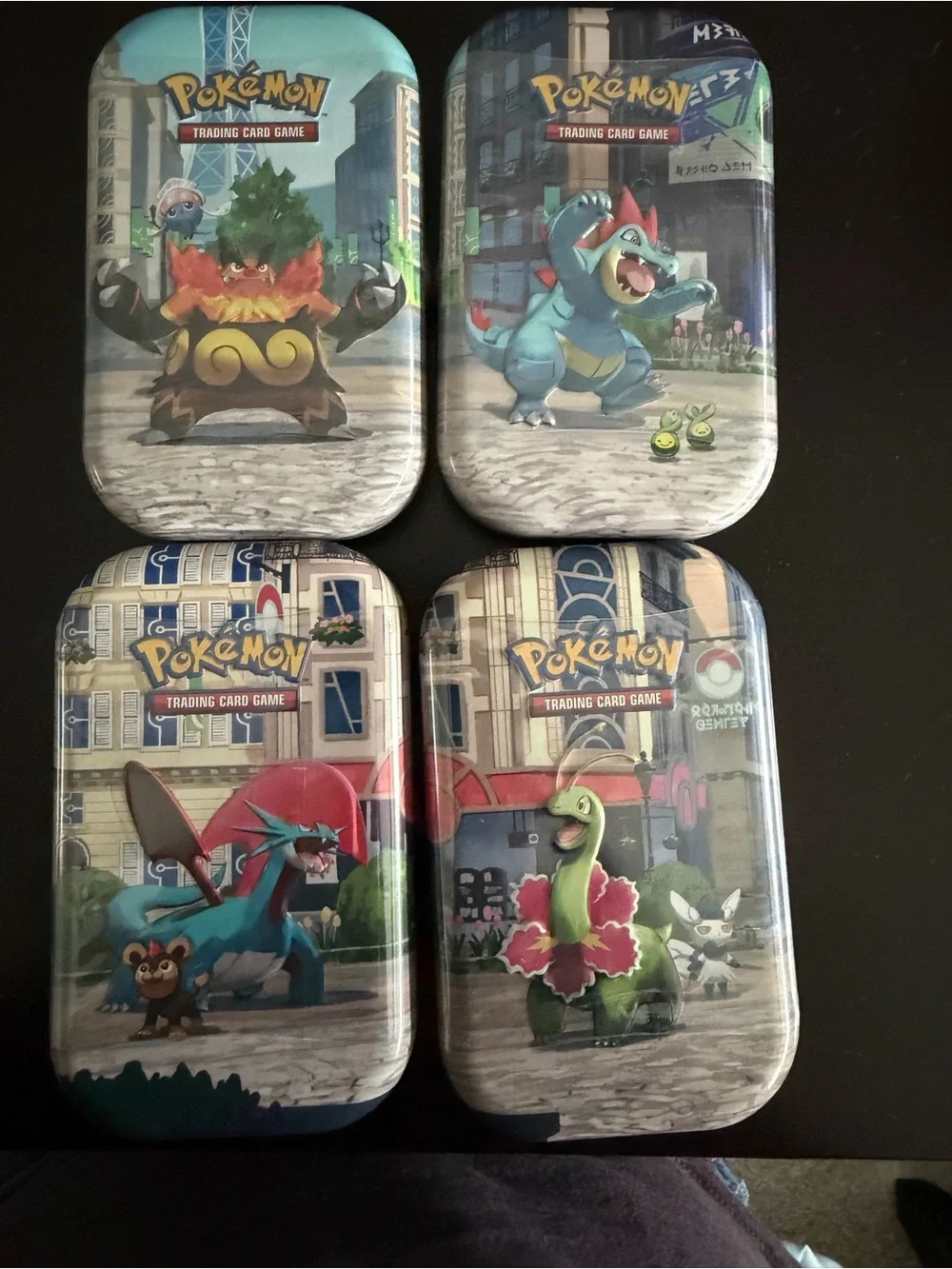 Unopened - Pokemon TCG  Lumiose City Mini Tins WITH Packs-  Lot of 4
